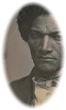 Frederick Douglass, daguerreotype by Samuel J. Miller, c. 1852